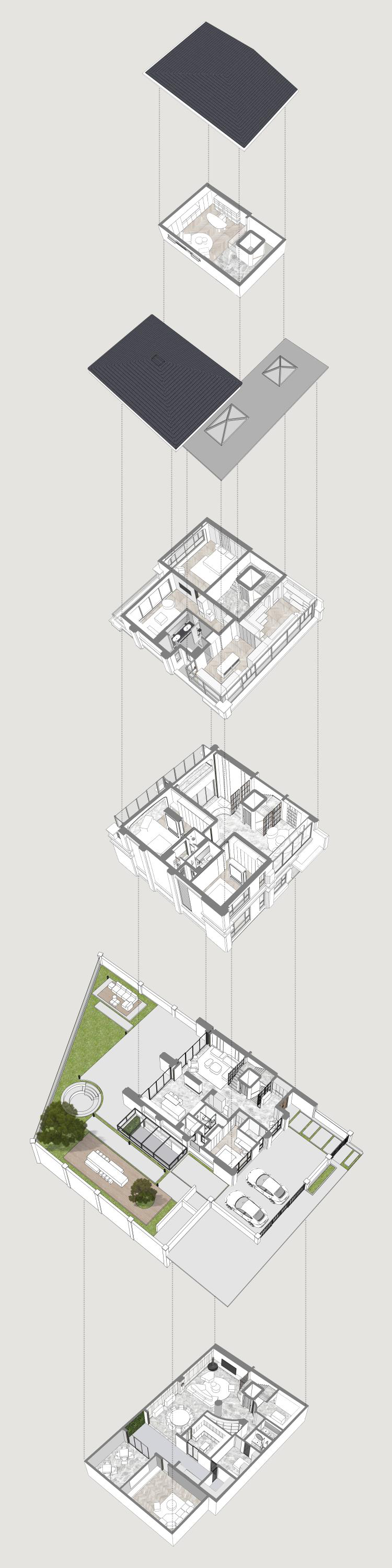 Z 世代的活力美学 · 720㎡混搭风别墅设计丨一山集设-55