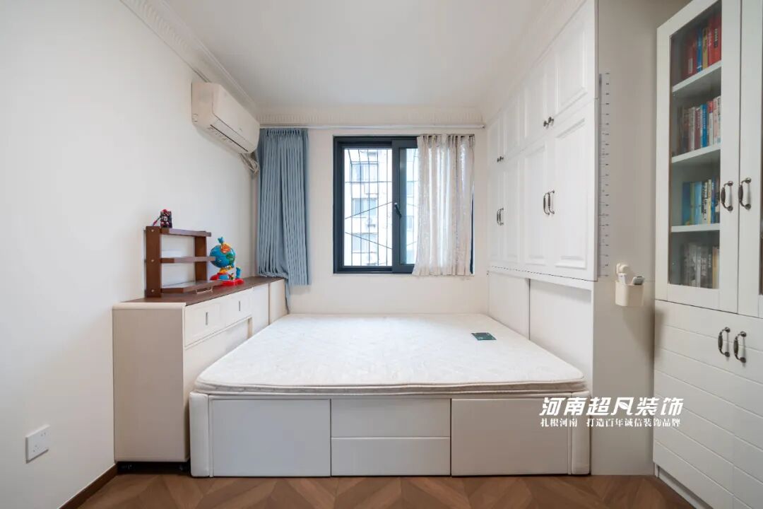 完工首发丨管城区金城街30号院，123㎡老房翻新，美式复古设计，优雅低调绽放-155