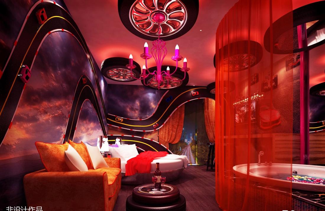 湖北十堰浪漫定制主题酒店设计-6