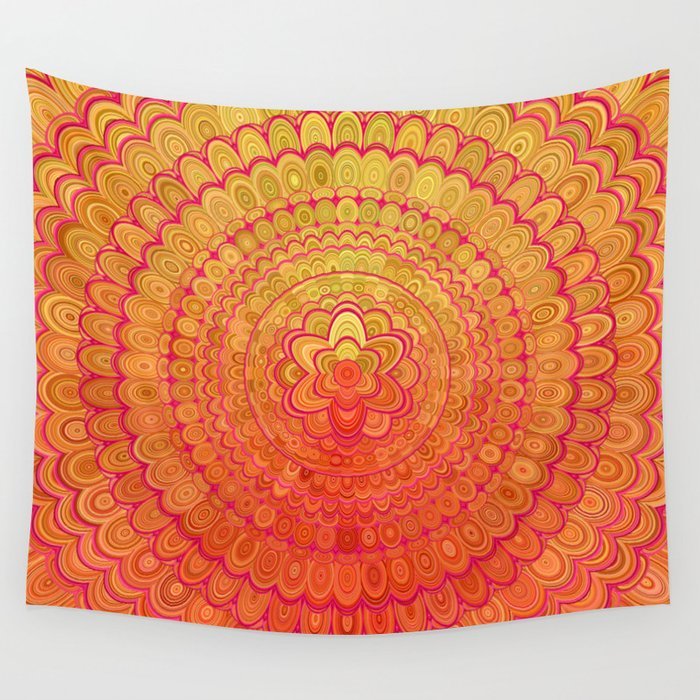 Society6网站上的曼陀罗挂毯丨Mar Cantón,Cat Coquillette等多位艺术家-21