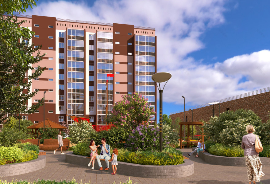 公寓楼庭院设计-21