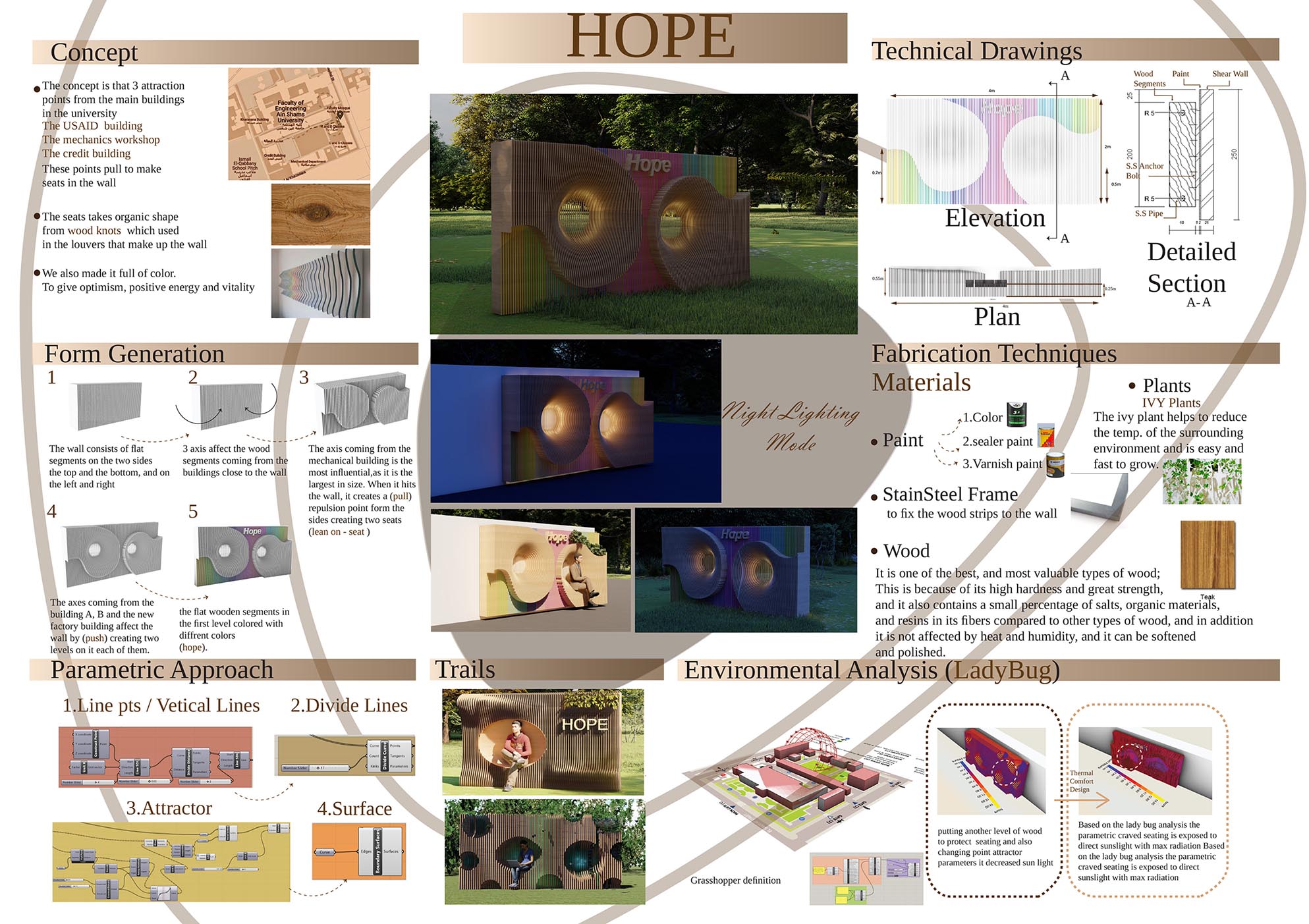 三维参数化壁画丨Ain Shams University 建筑系-10