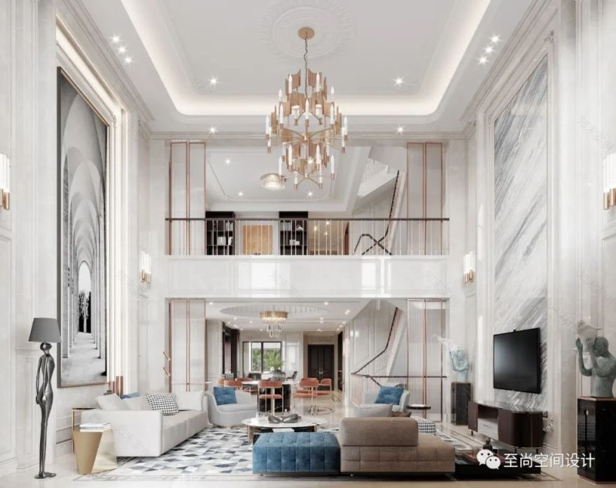 万科紫台法式轻奢别墅,演绎美好生活场景-16