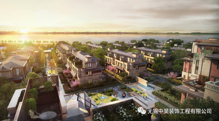 金轮·湖晓兰庭 | 现代中式风格别墅设计-13