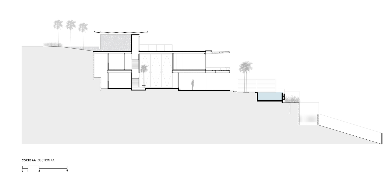 RZ Residence · 巧妙利用地形的现代简约住宅设计-40