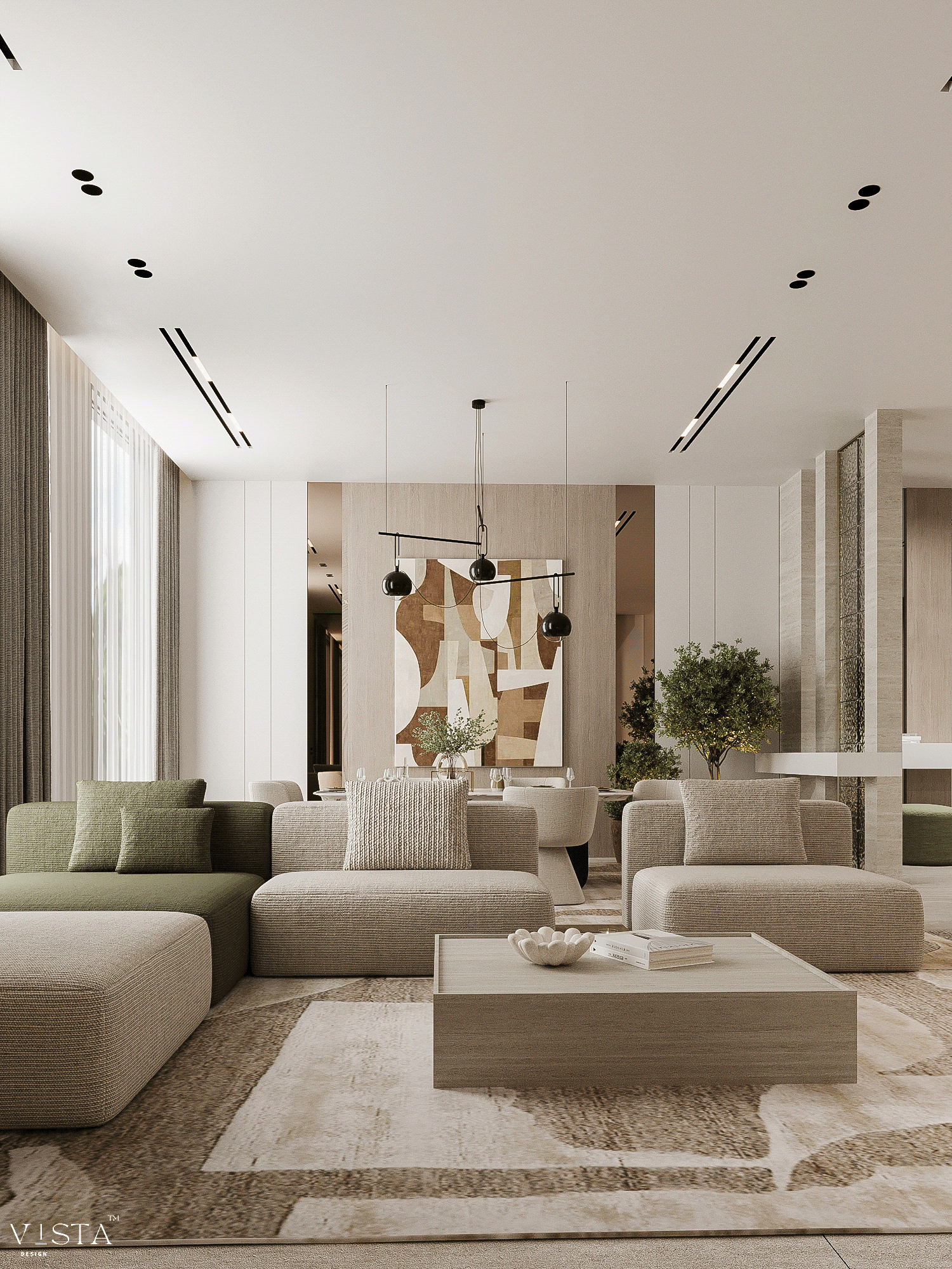 餐厅与客厅 · 沙特阿拉伯（注：KSA是沙特阿拉伯王国Kingdom of Saudi Arabia的缩写 ）丨VISTA Design-13