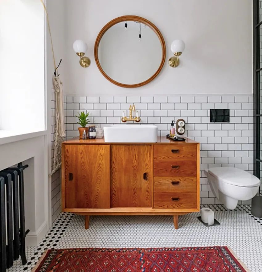 110㎡世中期现代主义人字地板住宅-24