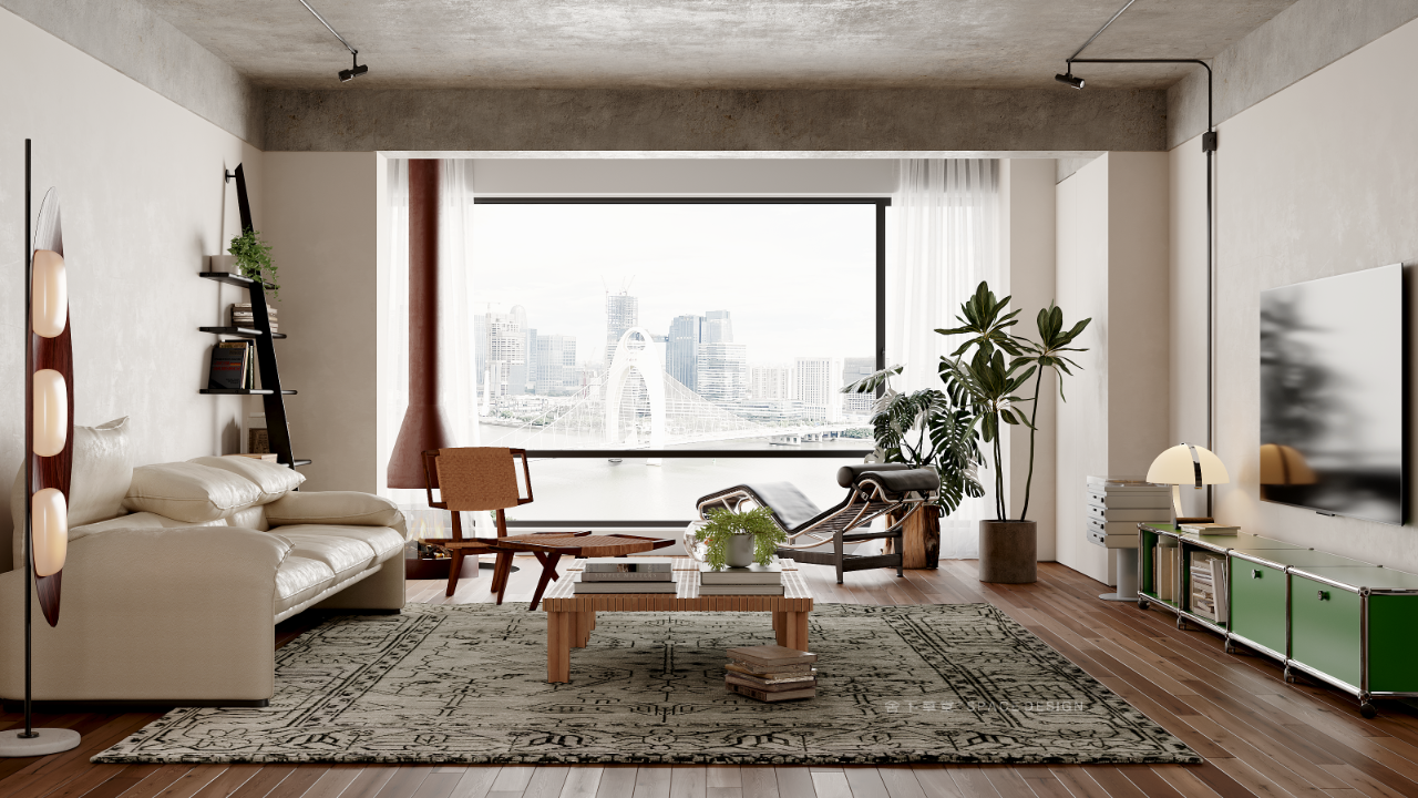 广州天銮公寓设计丨中国广州丨舍下草堂-14