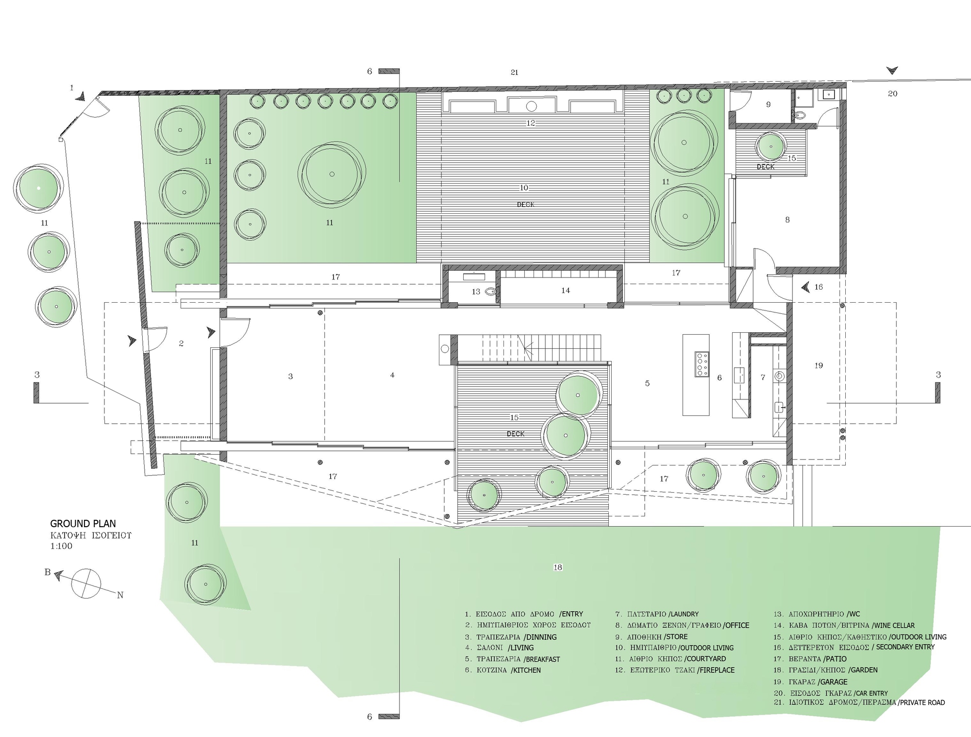 带庭院的房子丨塞浦路斯尼科西亚丨Christos Pavlou Architecture-65