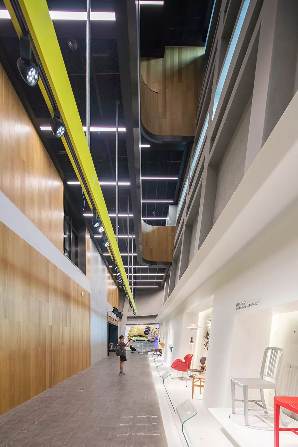 深圳龙岗文化中心 | 混凝土雕塑般的室内空间-63