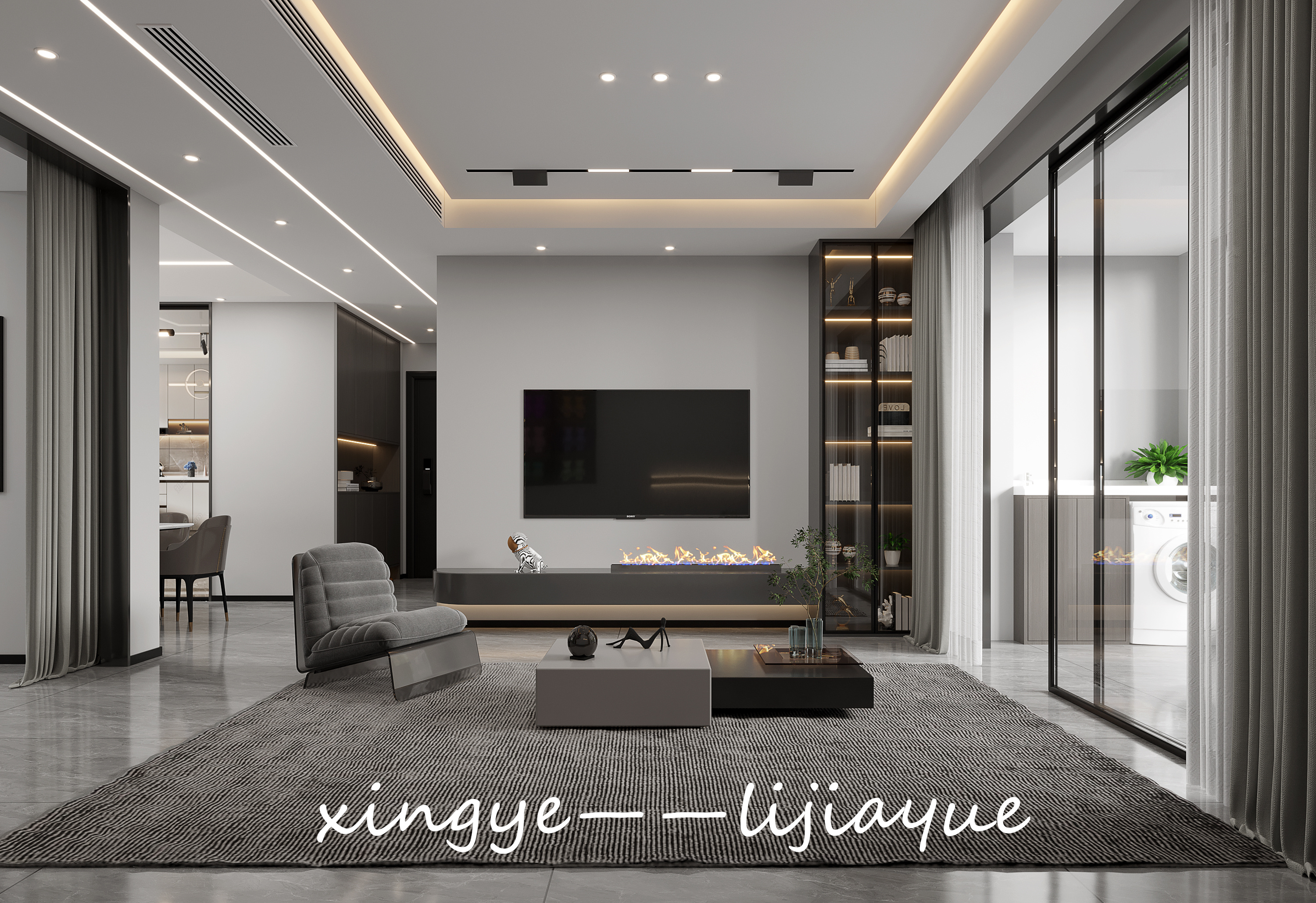 室内装修——黑白灰-2