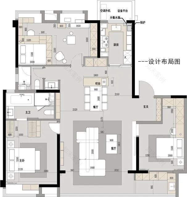 万科·方圆 · 现代轻奢风住宅设计丨中国南通丨筑鹿空间设计-21