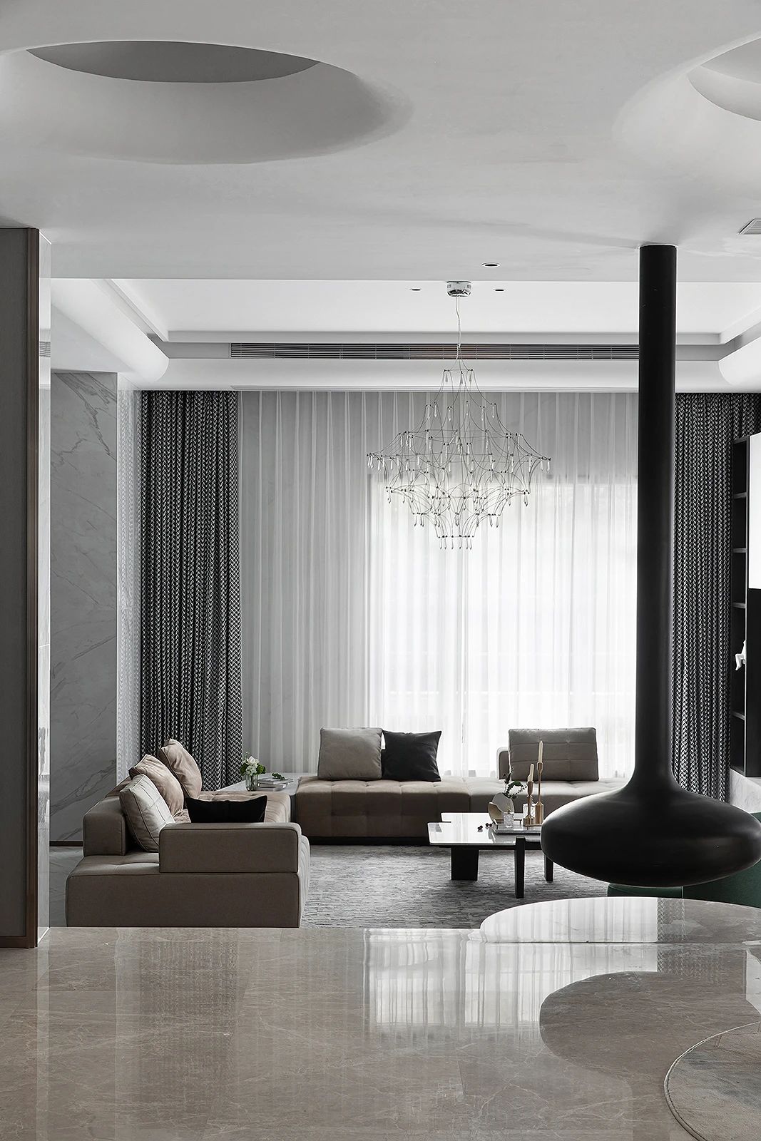 杭州钱塘江畔诗意别墅丨中国杭州丨尚层装饰(北京)有限公司-11