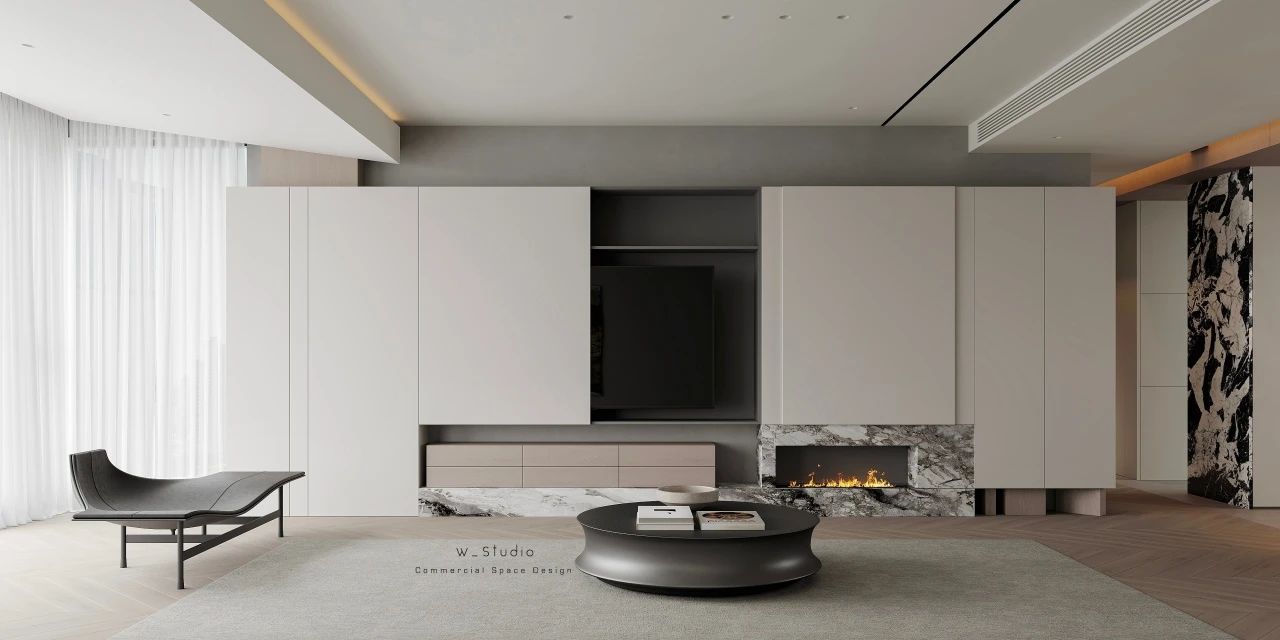 悬浮式电视背景墙设计-44