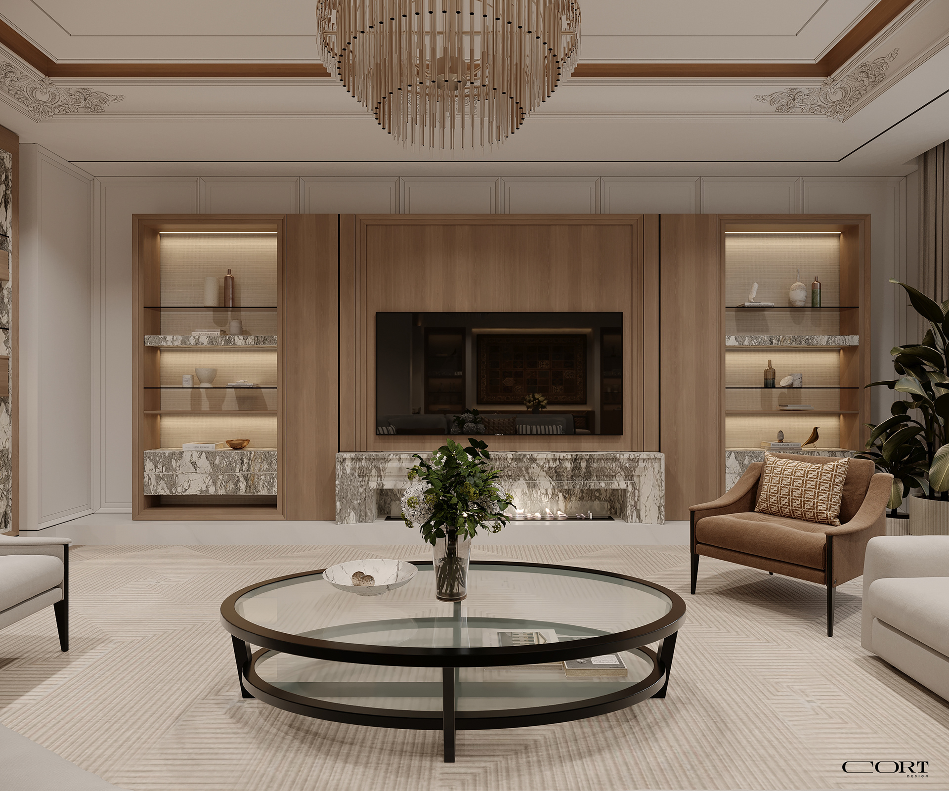 NEO CLASSIC VILLA（新古典别墅）丨沙特阿拉伯利雅得丨CORT Design-17