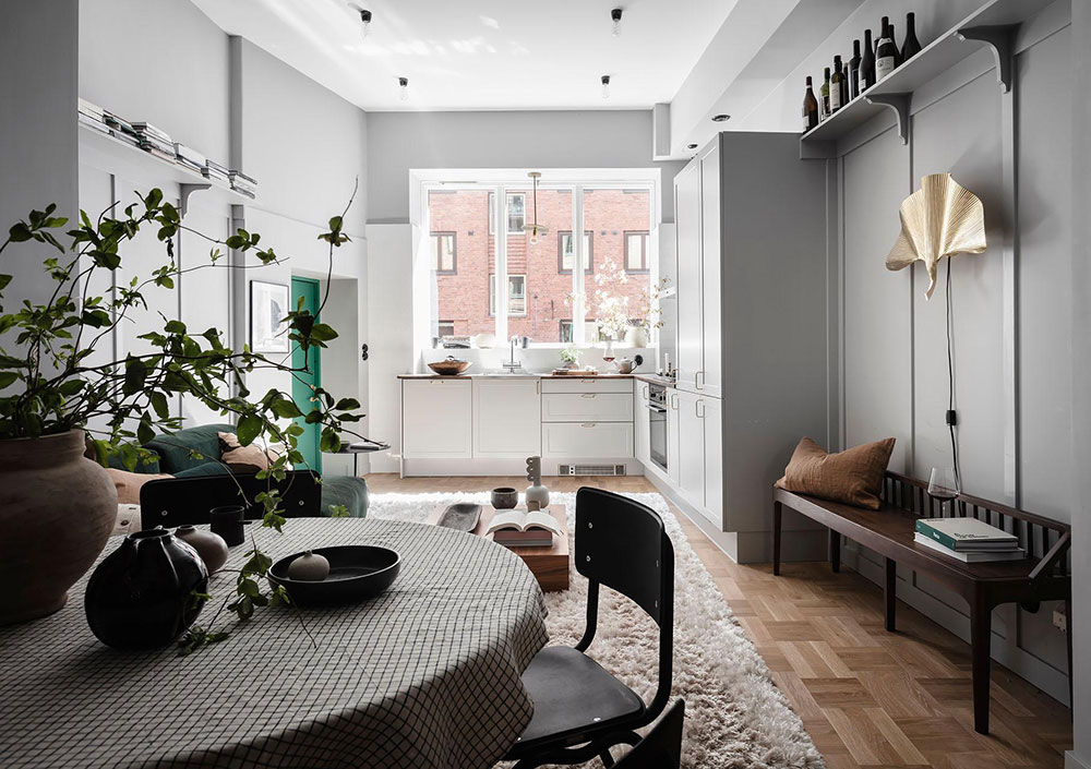 瑞典 50 平米时尚公寓设计-6