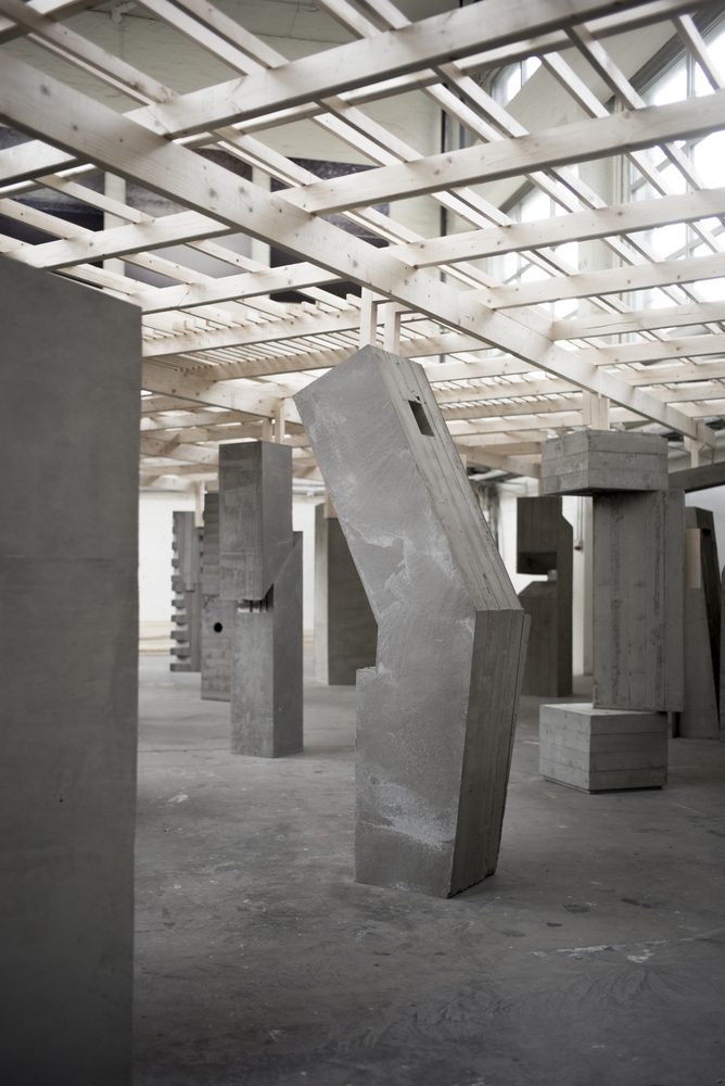 致敬被拆除的 Y 型建筑,混凝土与木结构打造的档案馆-21