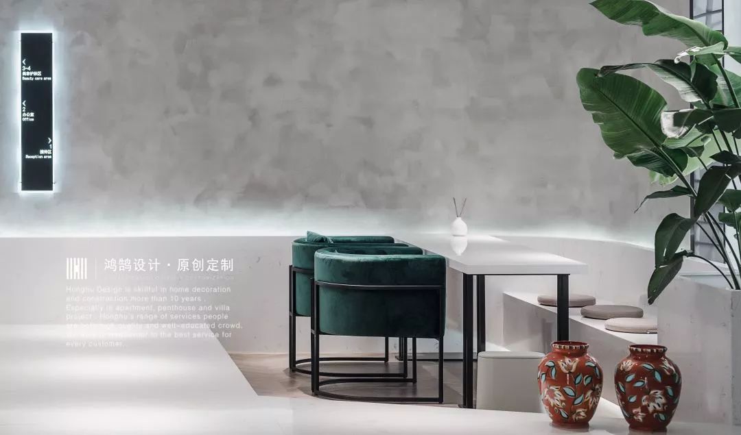 "素颜"美肌,简约空间里的自信张力——My.MAKE UP 美容旗舰店设计-10