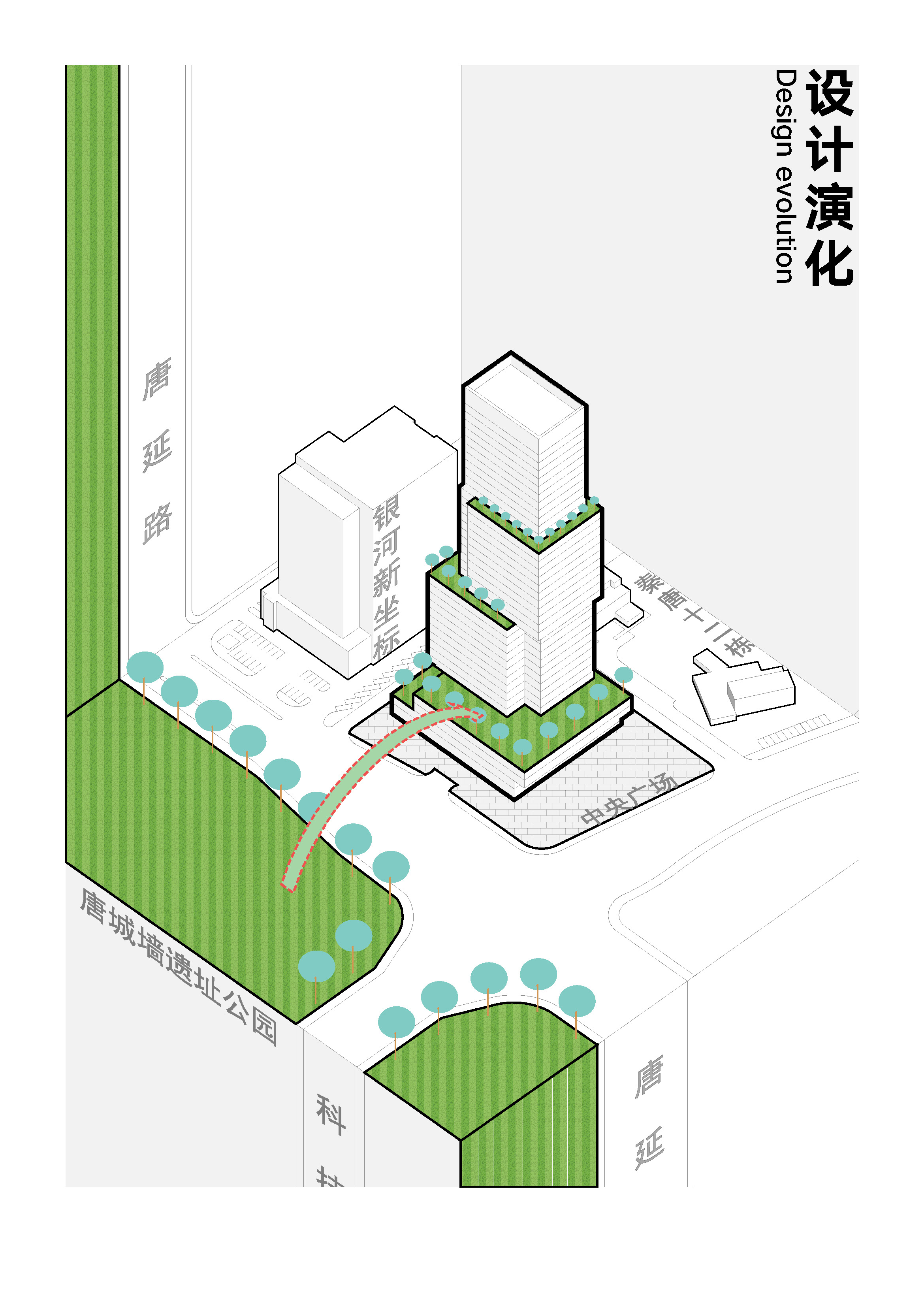 QTGJ 建筑体块生成分析图-5