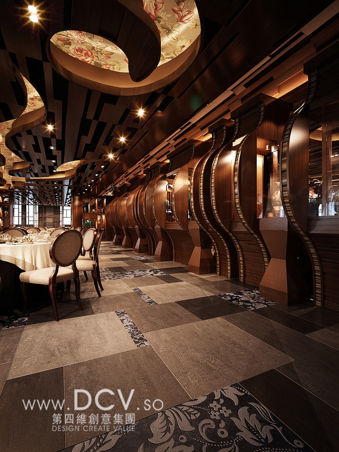 西安 高端的太子轩青花主题情景餐厅设计项目-3