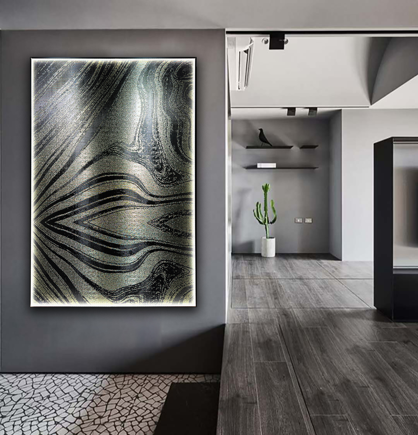 新品金属画 铜丝编织画 金属络缇画 -11