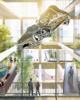 MVRDV 和 BSK 在哥德堡历史仓库上打造木结构新建筑