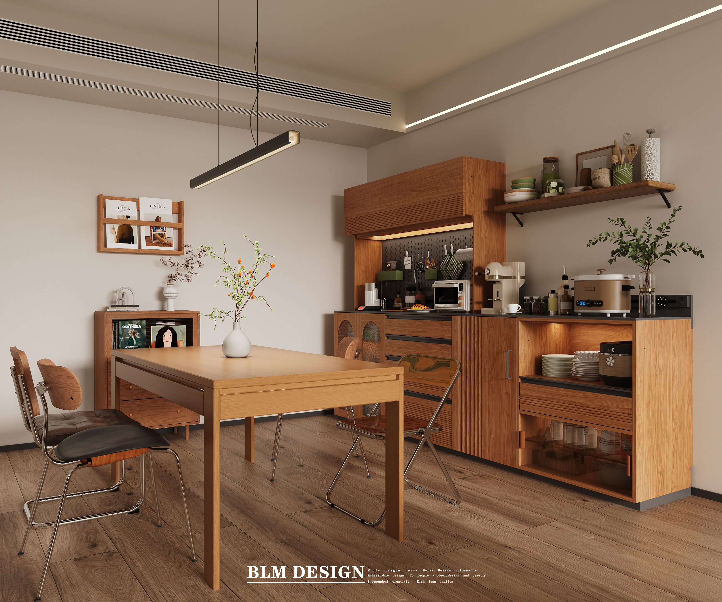 现代原木丨白龙马效果图-4