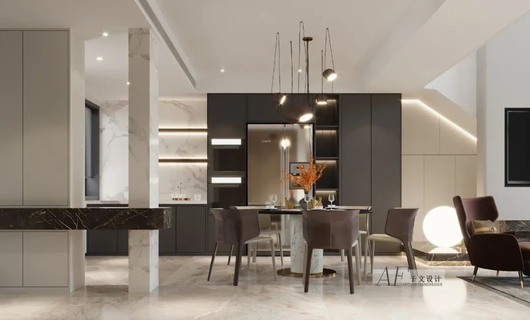 中南·玖熙墅 260㎡现代叠墅,极简生活空间-3