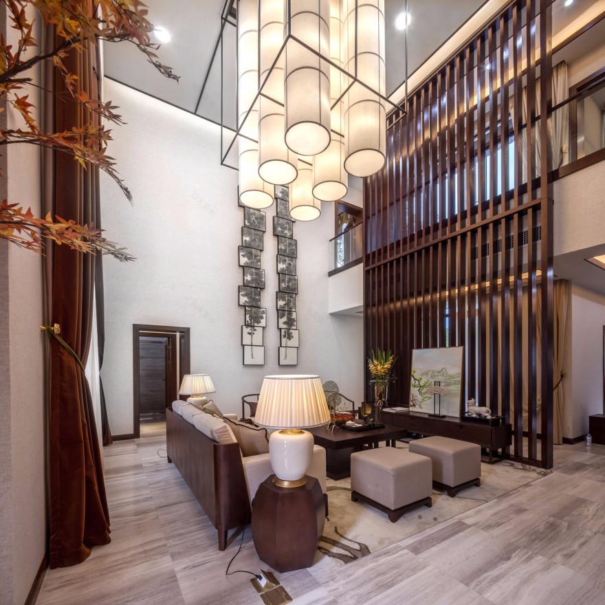 黔人情韵 —— 多彩贵州城中式别墅样板 世阆设计-5