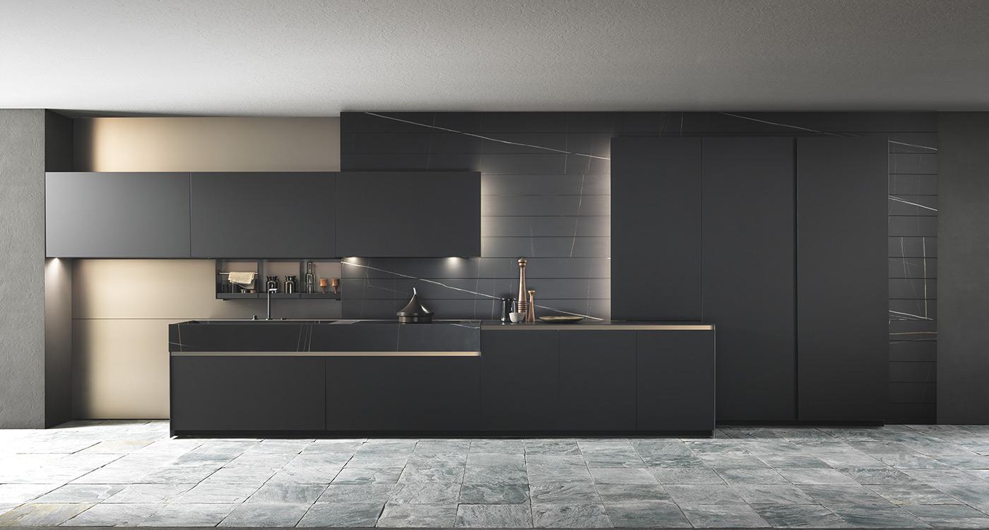 SKILL - минимализм кухни с островом  | Modulnova Cucine-3