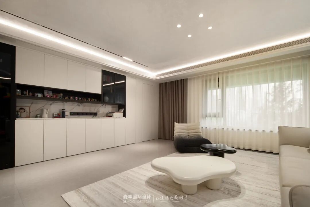 MHOO|吉祥半岛200㎡现代风：以简驭繁，让生活回归本真-35