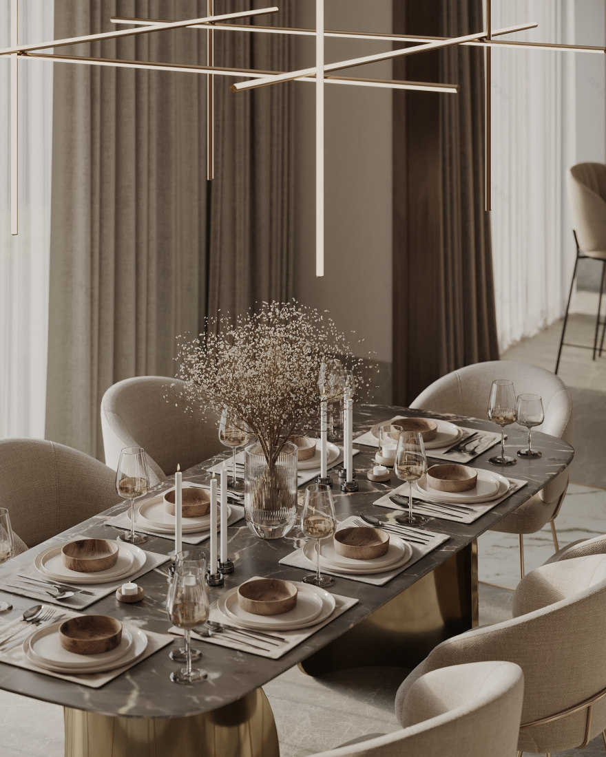 215平米私人住宅设计丨乌克兰敖德萨丨@interior_design_korzhova-24