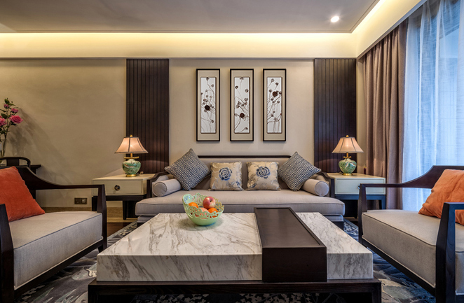 移步换景的中式风情,小空间，也能有浓浓中国味-1