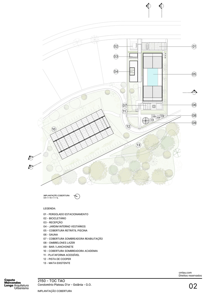 巴西健身中心丨卡波特·马孔德斯·隆戈·阿尔基多拉和都市生活-43