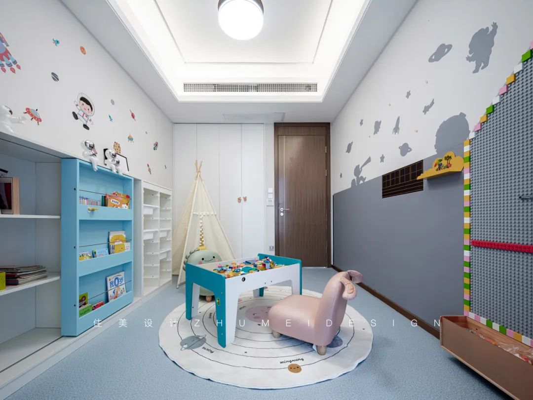 云端之外 · 现代奶油风格的温馨家庭空间设计丨中国长沙丨住美设计-41