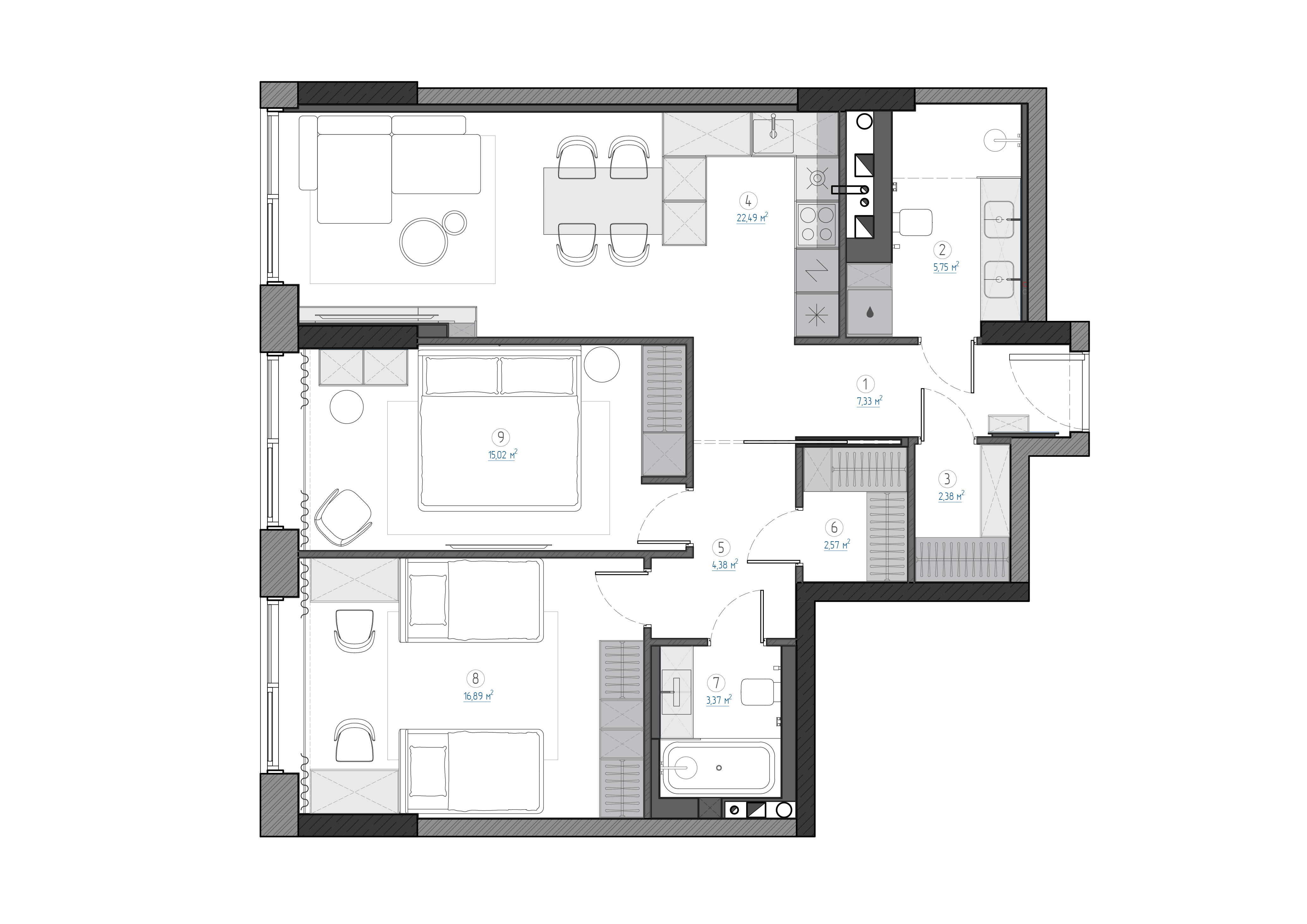 ЖК ILOVE公寓项目丨俄罗斯莫斯科丨SHOSHO BURO-9