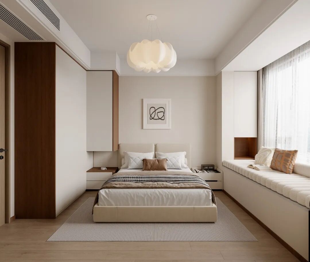 135㎡现代中古风住宅设计丨中国苏州丨金螳螂家,设计师张婷-28