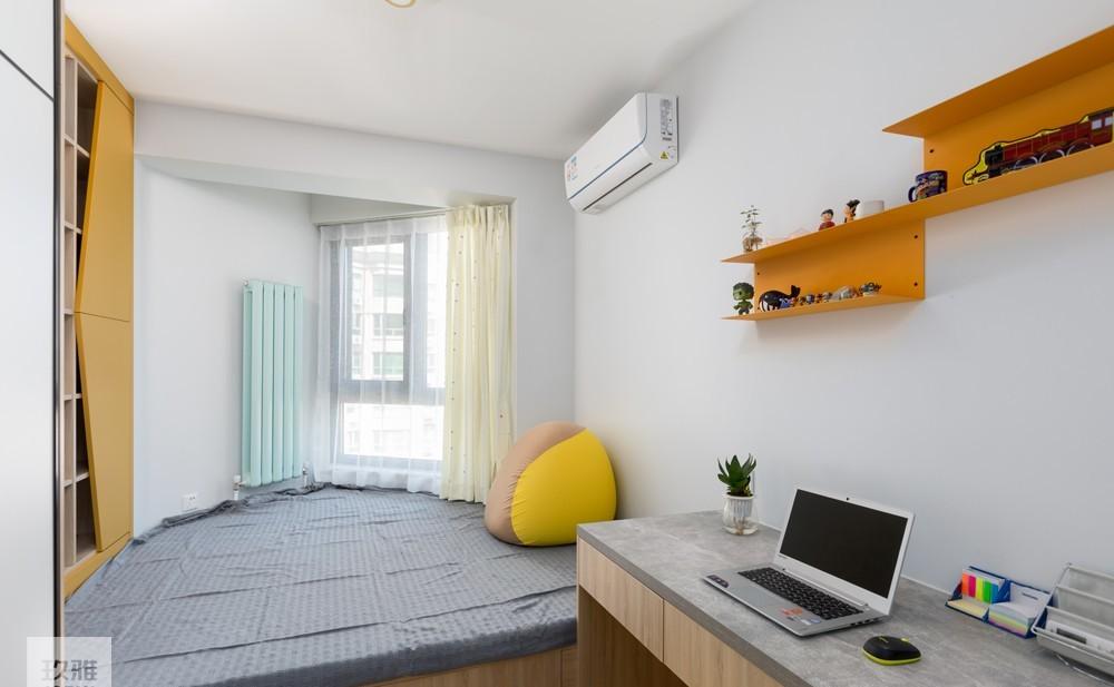 马卡龙色系的甜蜜空间-55