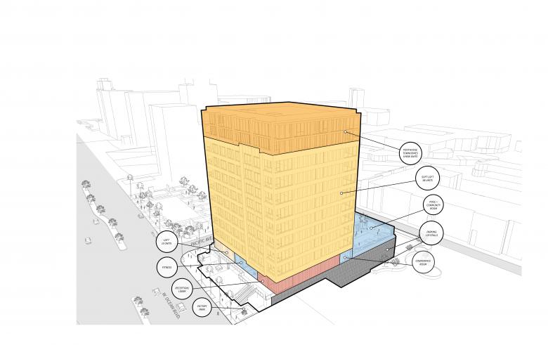 200 West Ocean 公寓大楼丨美国丨Studio One Eleven-14