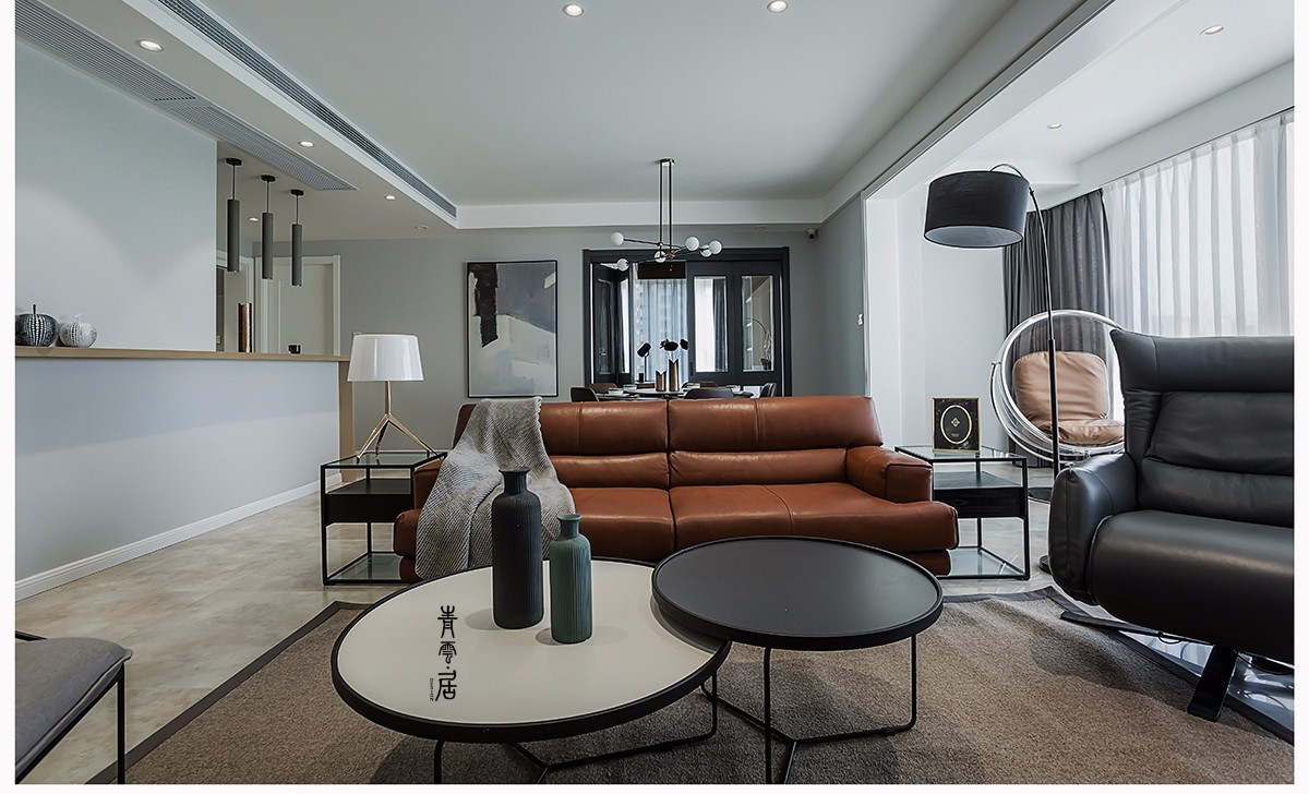 196㎡现代风格住宅  青云居设计-2