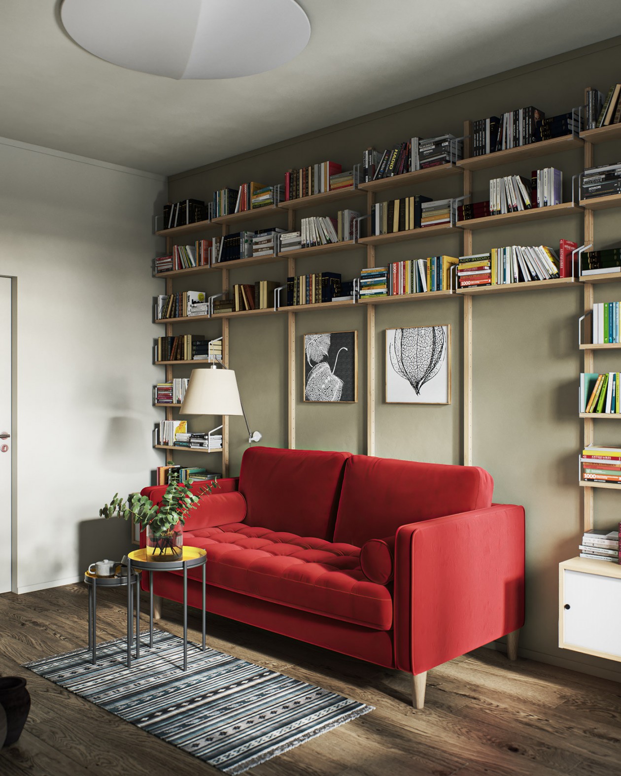 圣彼得堡 -98㎡混搭风公寓-15