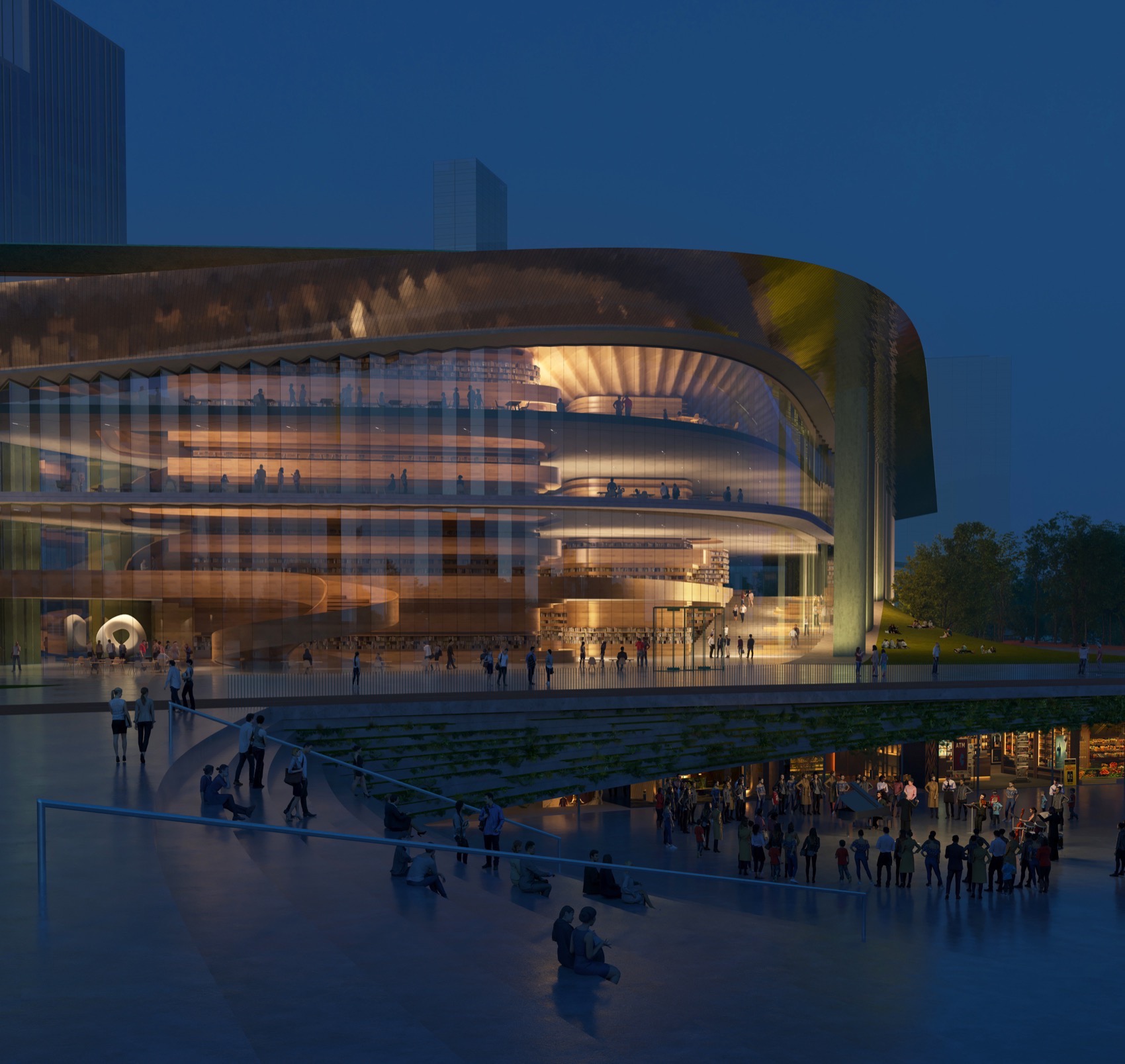 钱塘湾文化区丨中国杭州丨Zaha Hadid Architects(ZHA)-21