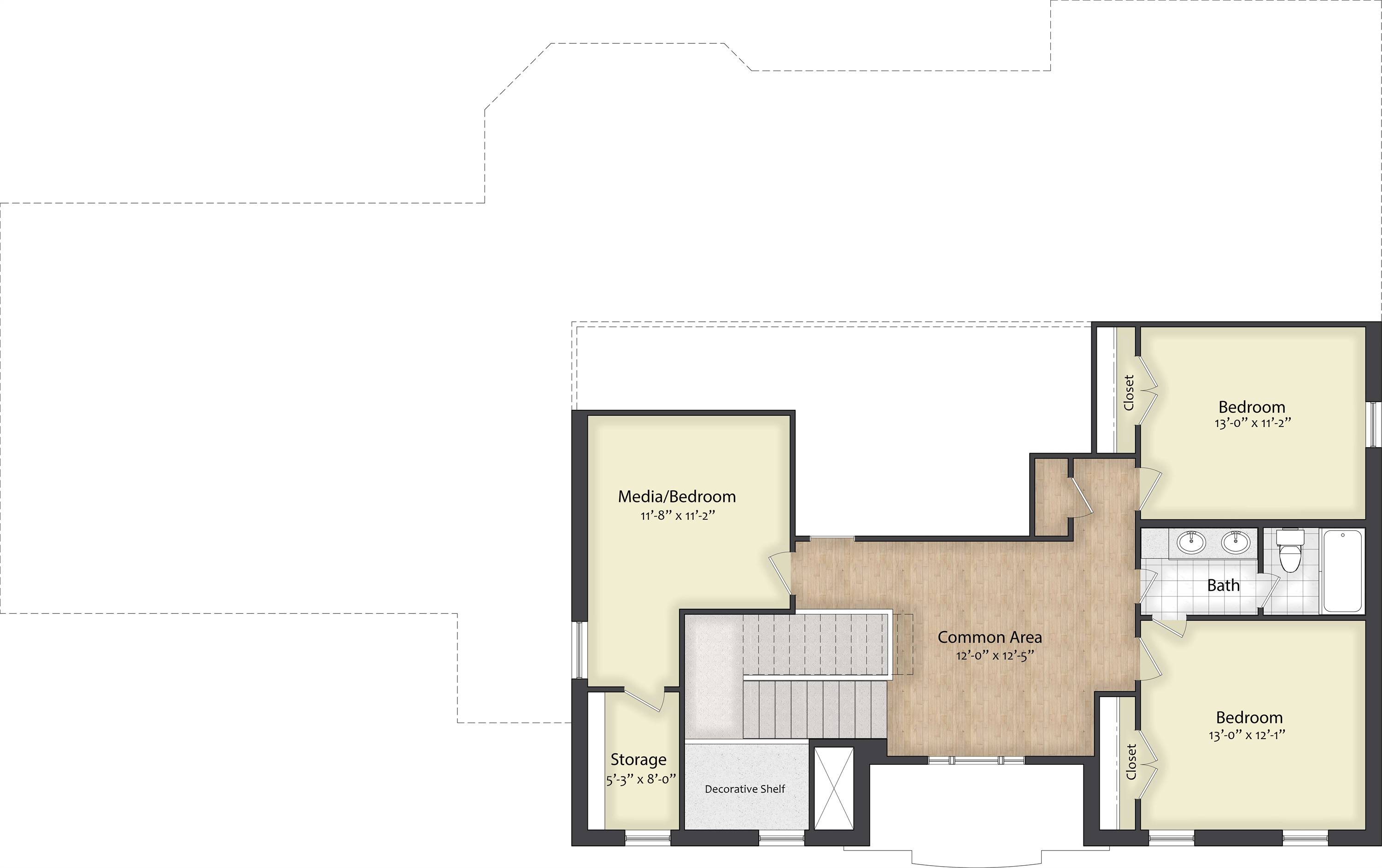 传统两层房屋设计方案  方案9626-15