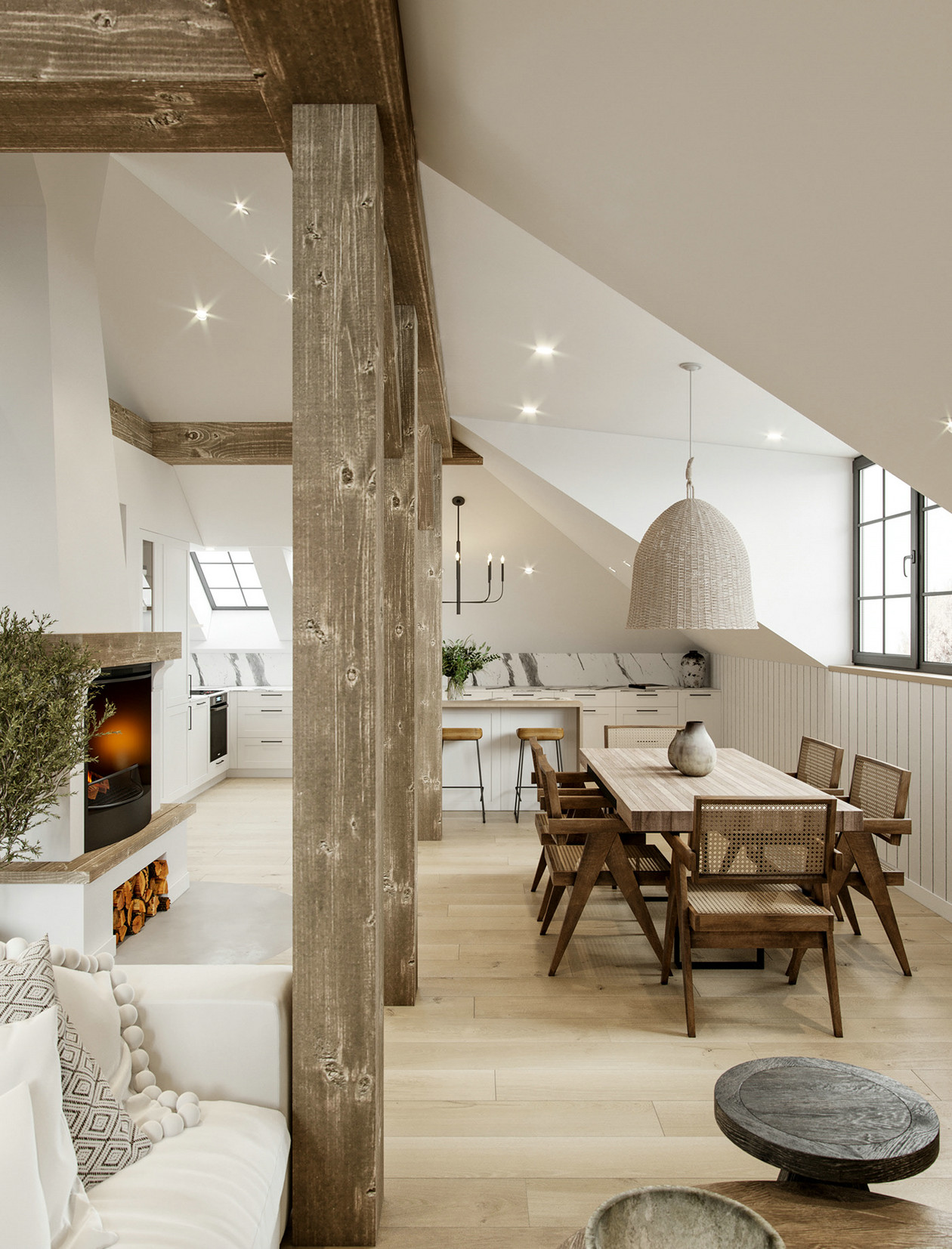 原木风公寓设计 用自然元素打造温暖舒适的空间-7