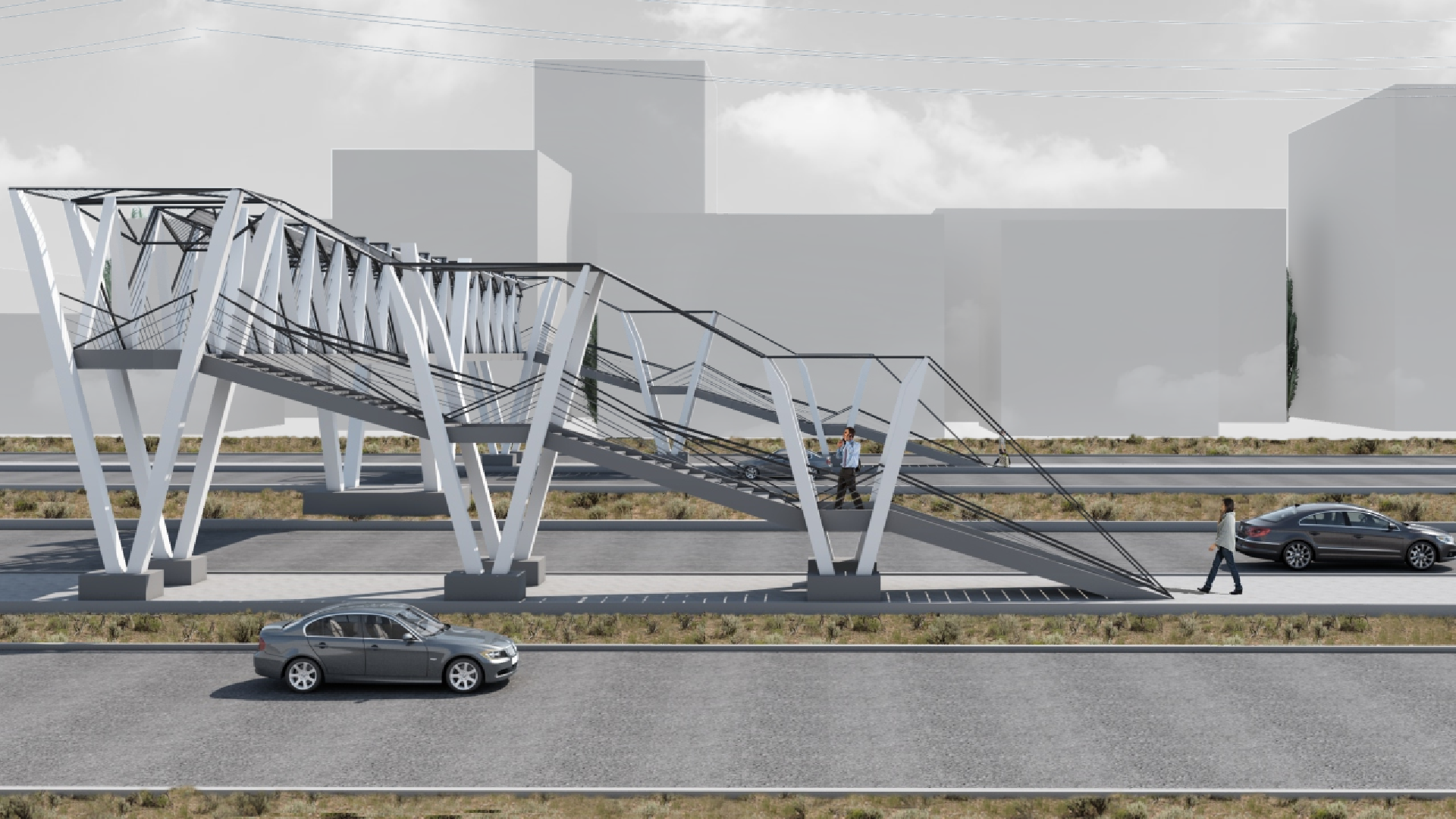 Pedestrian Bridge Design Competition | Best Entry-9