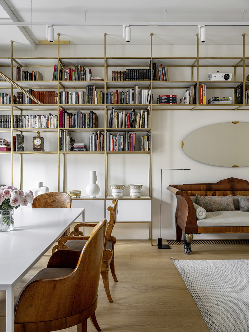 融合现代与古典的莫斯科公寓设计-4