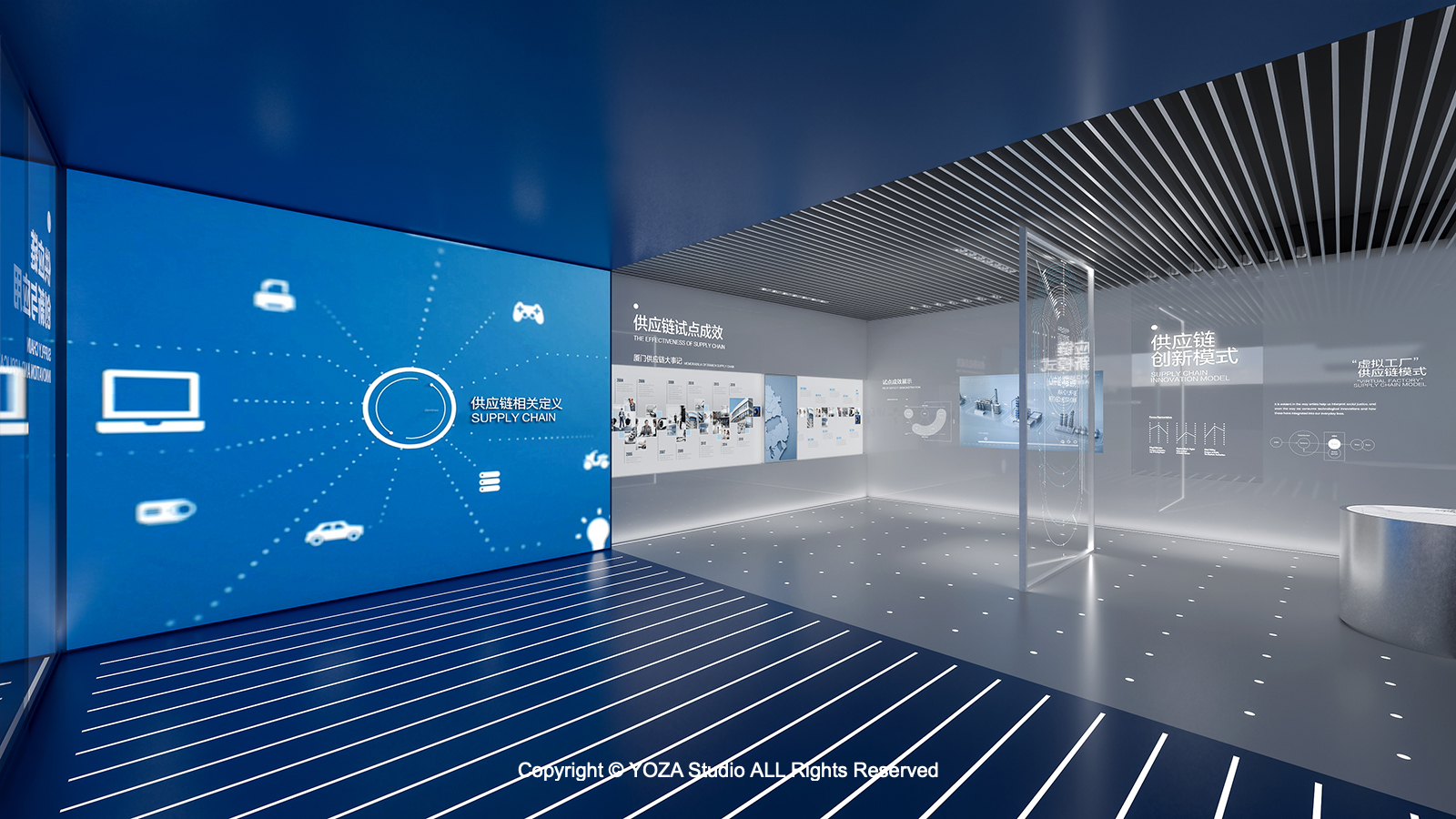 供应链创新与应⽤展厅丨yoza.studio-2