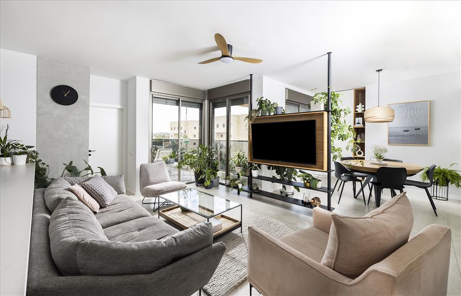 מיכל גרינברג | עיצוב פנים דירה 5 חדרים בנס ציונה - PICKINTERI-6