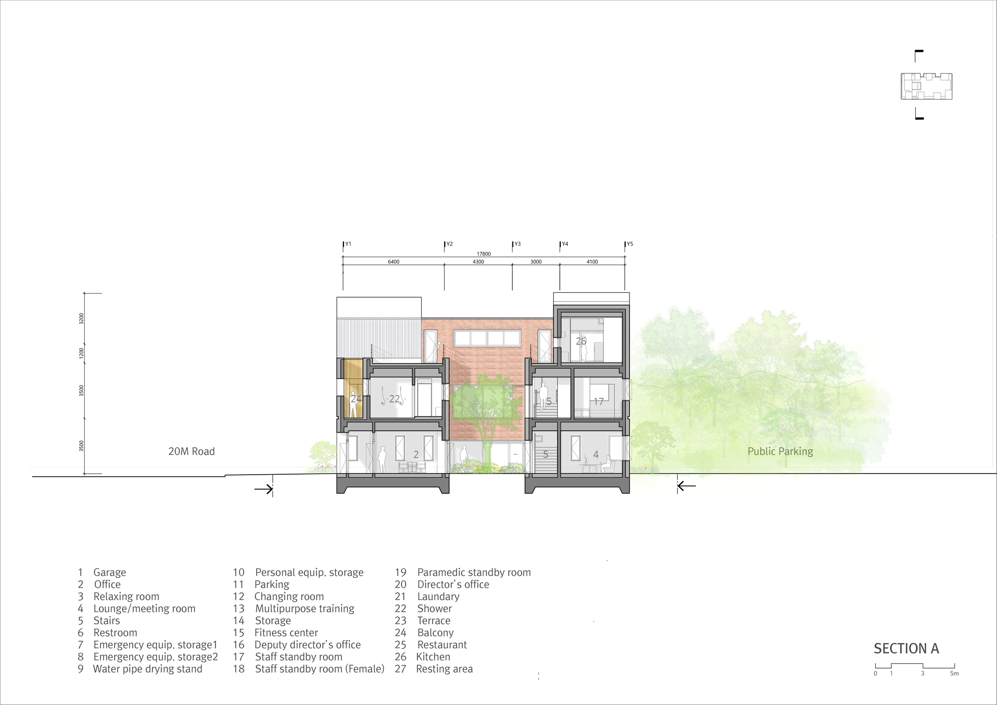 Gangil 119 消防站丨韩国首尔丨OALab-54