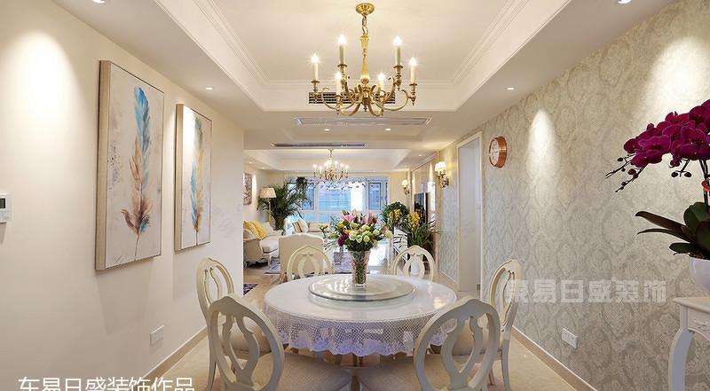 长沙东易日盛185平简欧风格实景案例-14